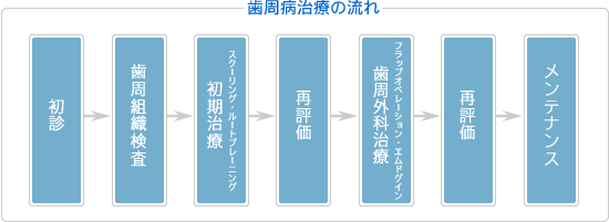 歯周病治療の流れ